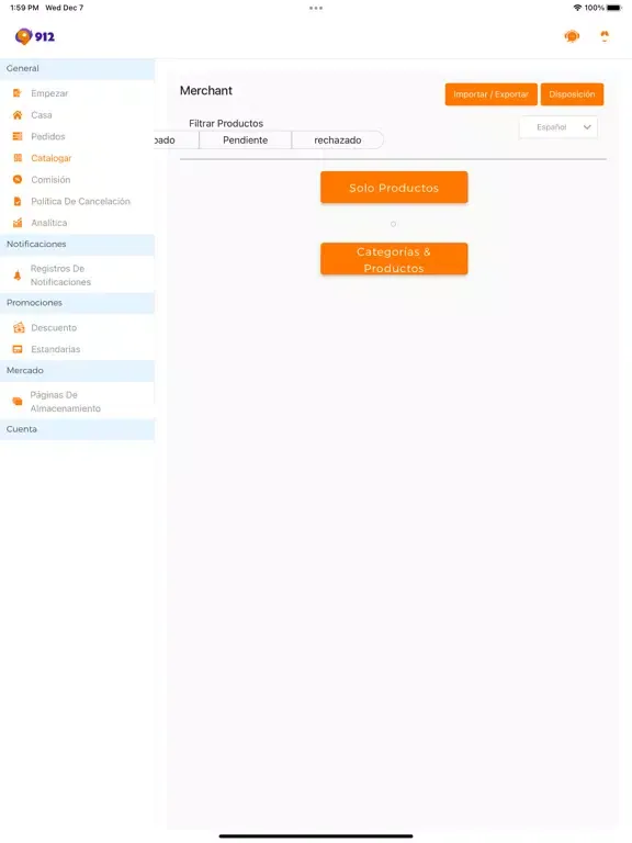Capturas de pantalla de 912 Partner iPad 