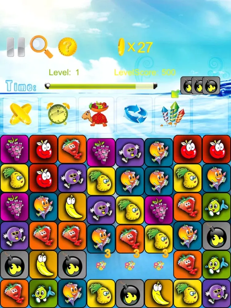 Captures d'écran de Clear Fruit Storm Saga iPad 