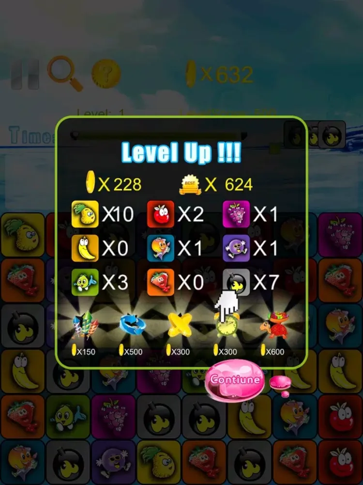 Captures d'écran de Clear Fruit Storm Saga iPad 
