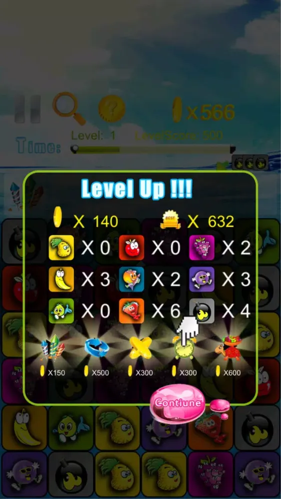 Captures d'écran de Clear Fruit Storm Saga