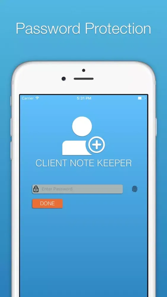 Client Note Keeper 스크린샷