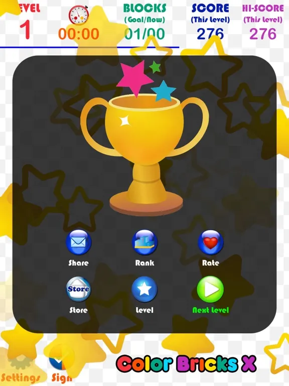Color Bricks X iPad 应用截图
