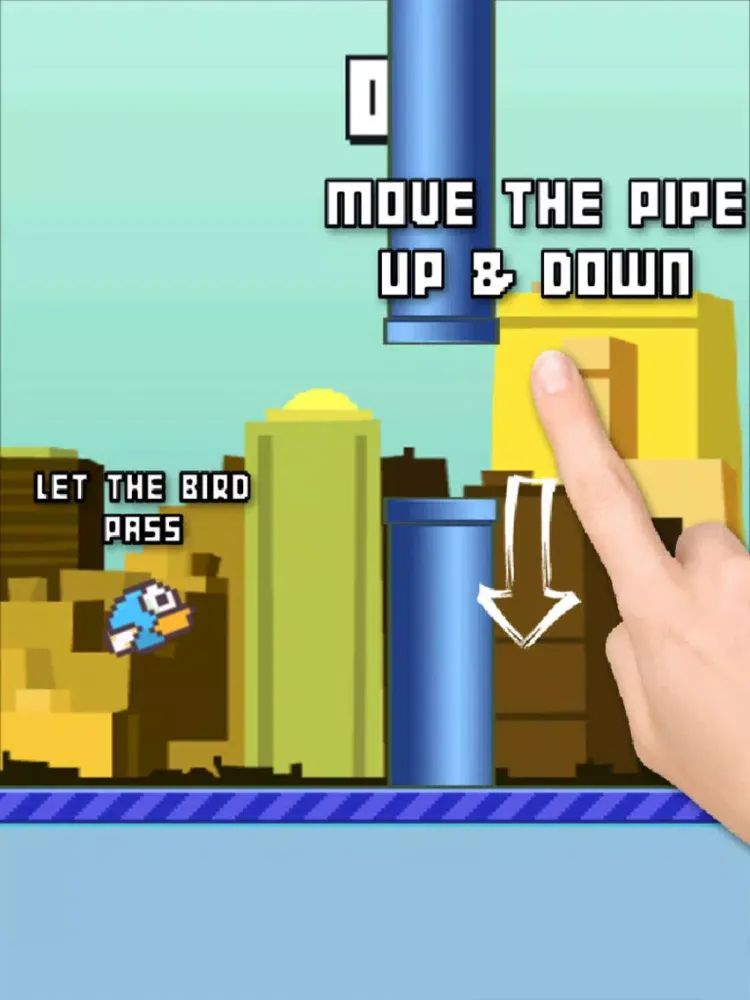 Flappy Pipe - Let the bird pass! iPad  स्क्रीनशॉट