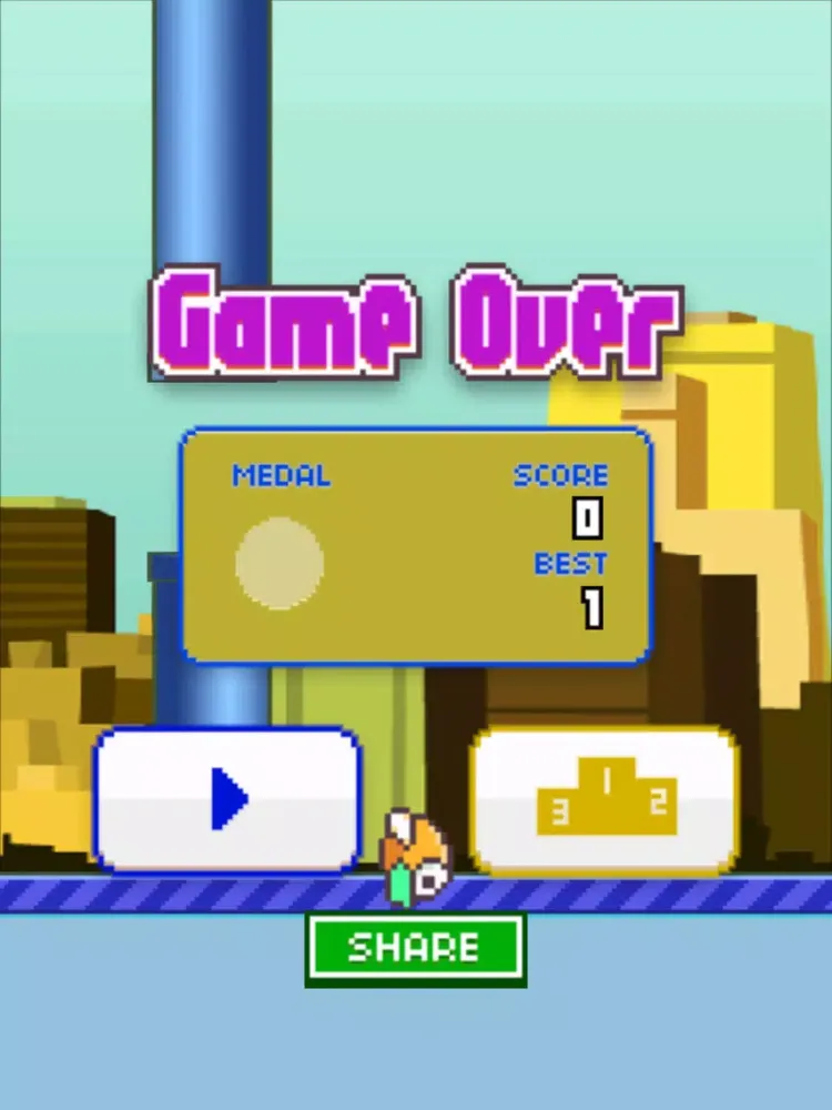 Flappy Pipe - Let the bird pass! iPad  स्क्रीनशॉट