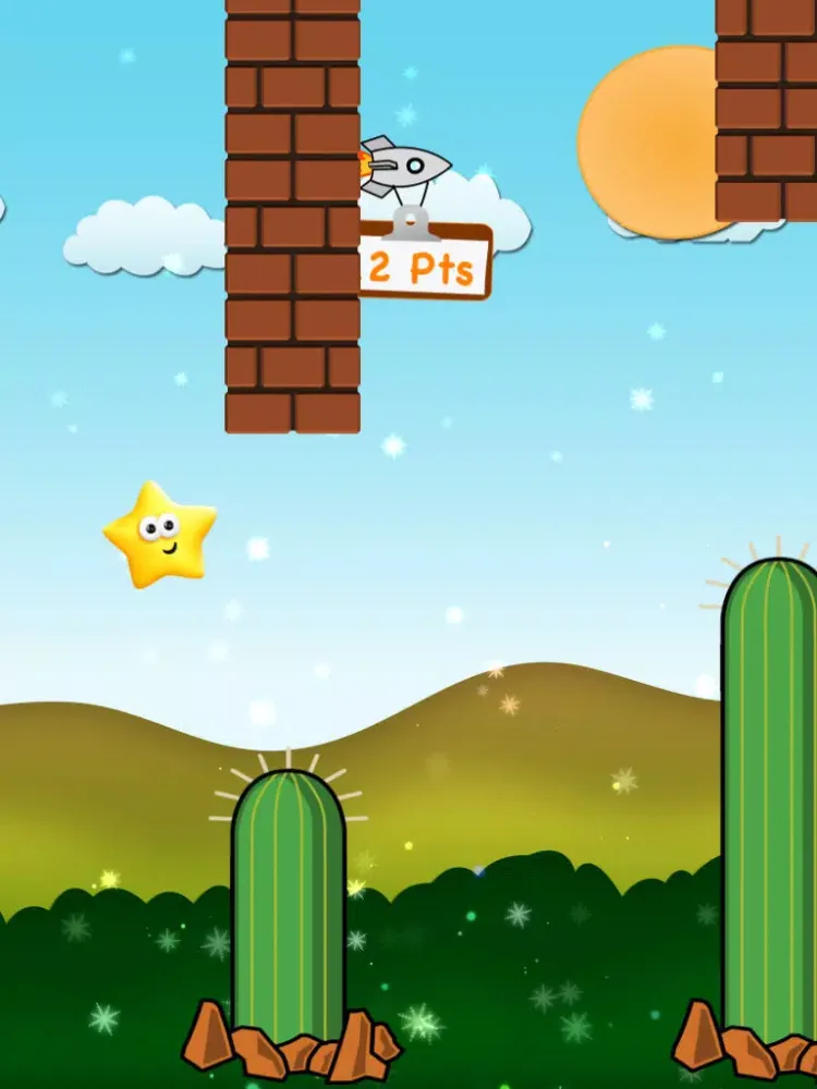 Zrzuty ekranu Flappy Star iPad 