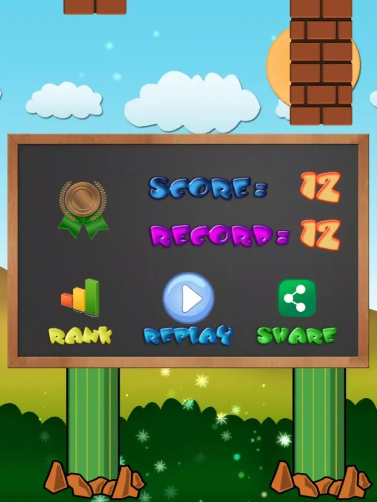 Zrzuty ekranu Flappy Star iPad 