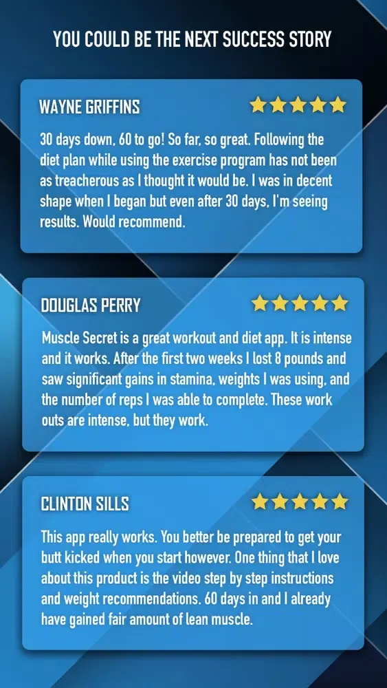 Gym Workout | MuscleSecret Ekran Görüntüleri