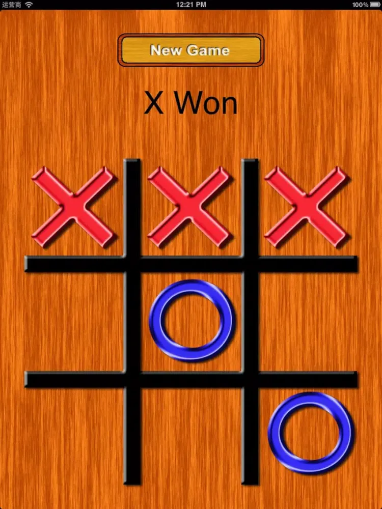 Tic Tac Toe OOXX iPad 應用截圖