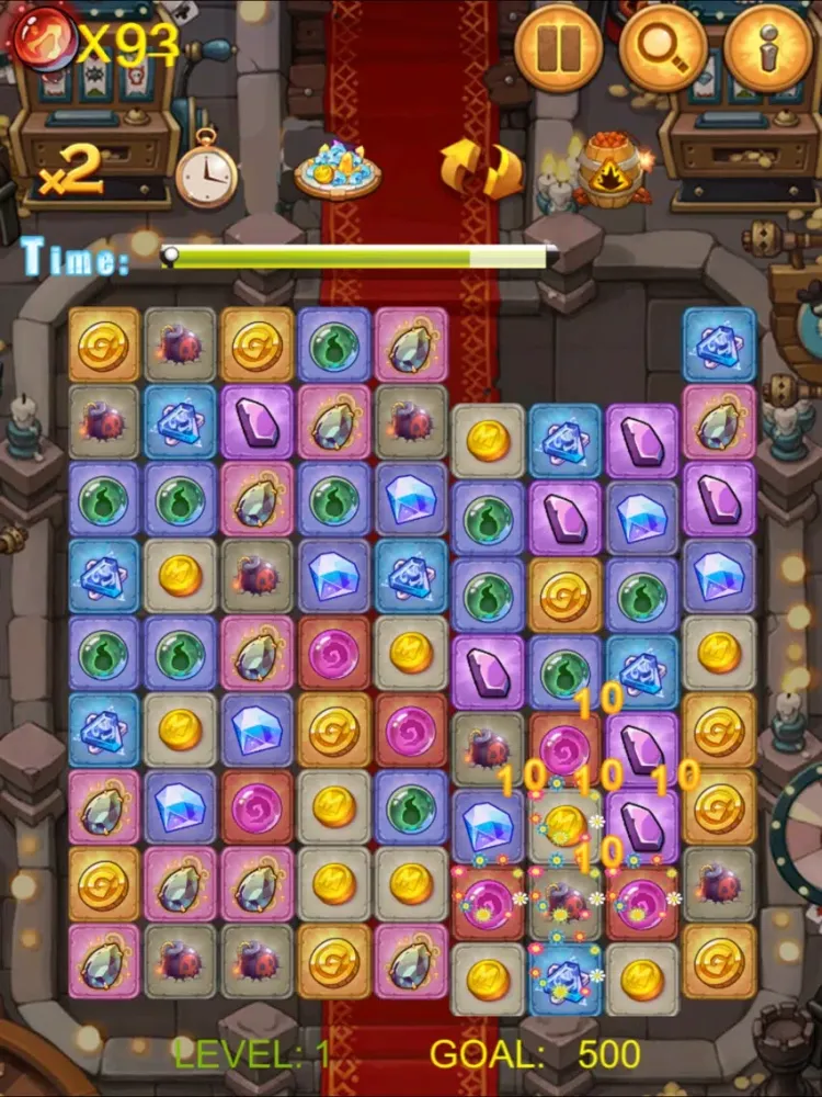 Clear Rune Diamond Storm iPad 应用截图