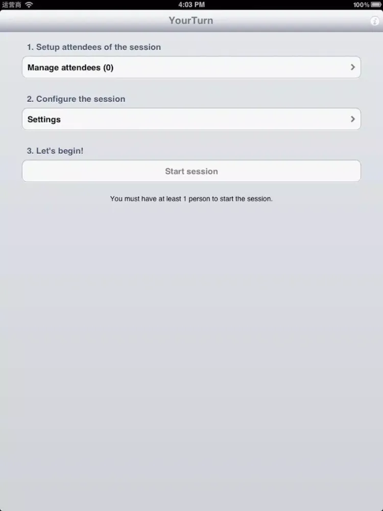 Captures d'écran de It is Your Turn iPad 