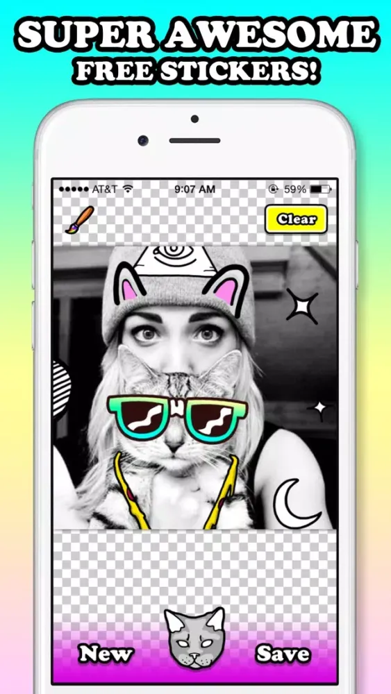 Catwang - Sticker Edit Camera スクリーンショット