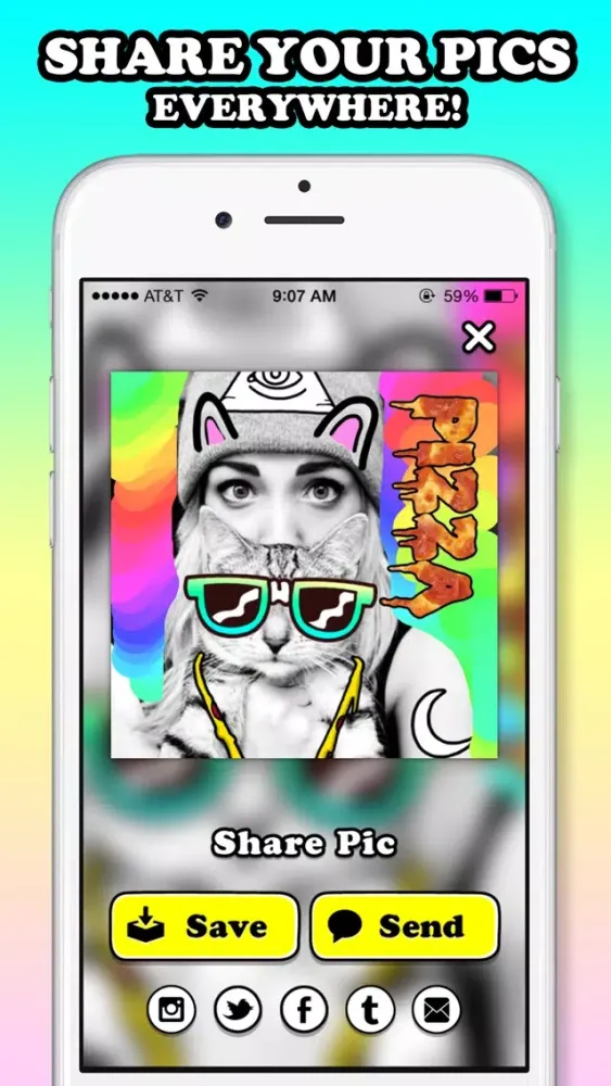 Catwang - Sticker Edit Camera スクリーンショット