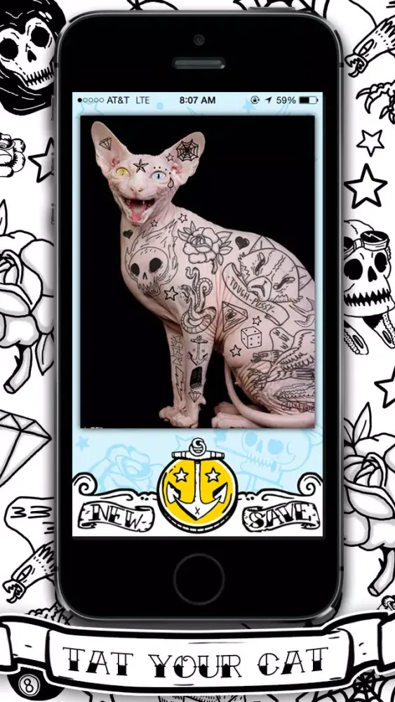 TatStamp - Tattoo Stickers سکرین شاٹس