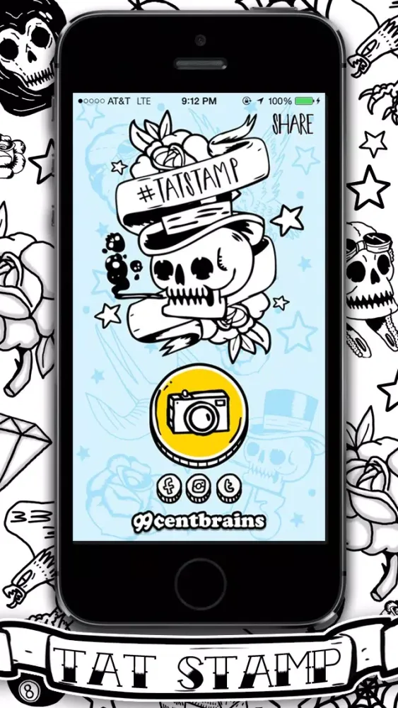 TatStamp - Tattoo Stickers سکرین شاٹس