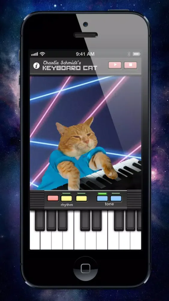 Tangkapan layar Keyboard Cat - Learn to Play Piano