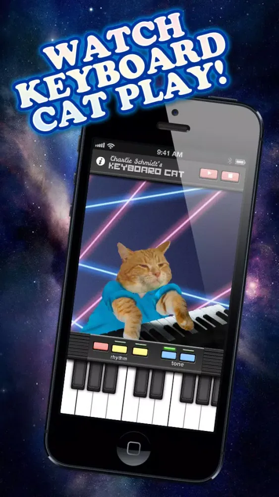 Tangkapan layar Keyboard Cat - Learn to Play Piano