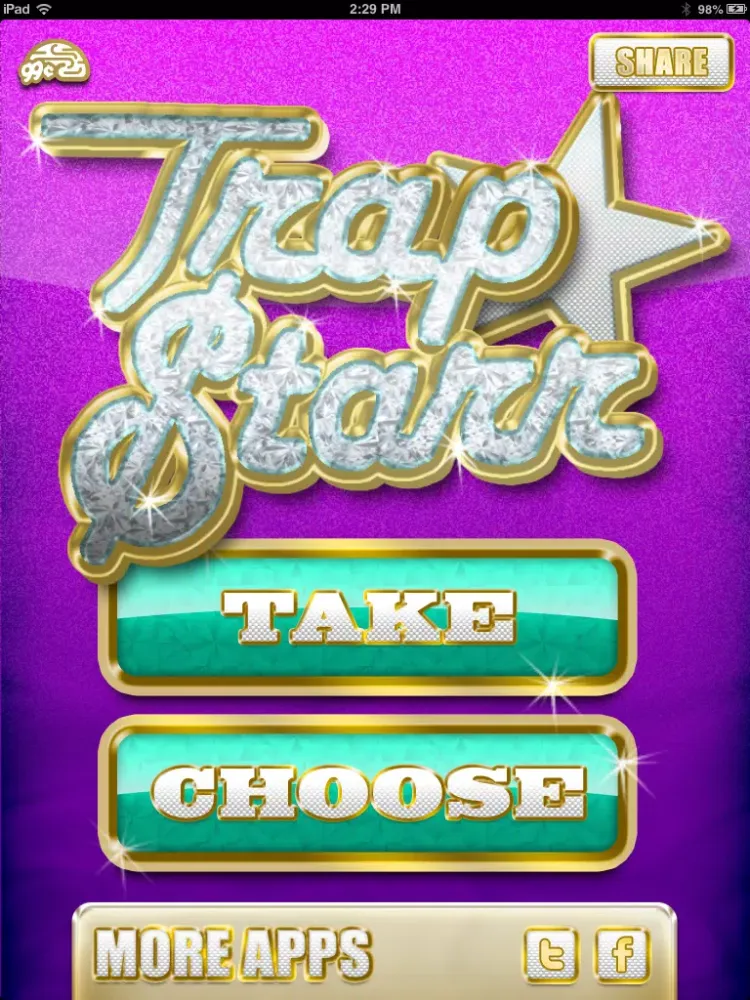 Tangkapan layar TRAPSTARR ▲ - Trap Music Album Creator iPad 