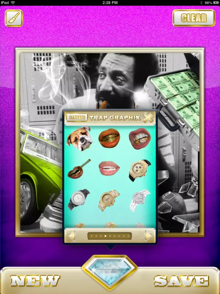Tangkapan layar TRAPSTARR ▲ - Trap Music Album Creator iPad 