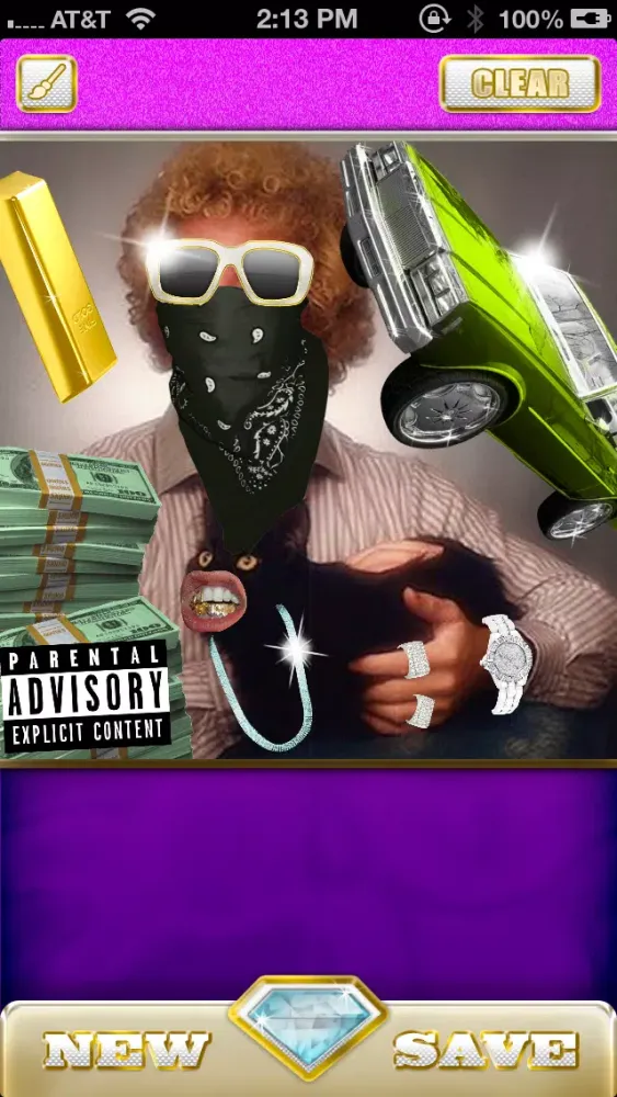 Tangkapan layar TRAPSTARR ▲ - Trap Music Album Creator