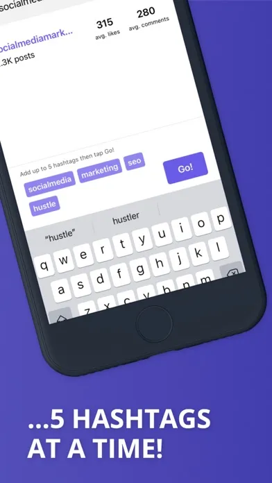 Capturas de pantalla de Hashtags: Best trending tags