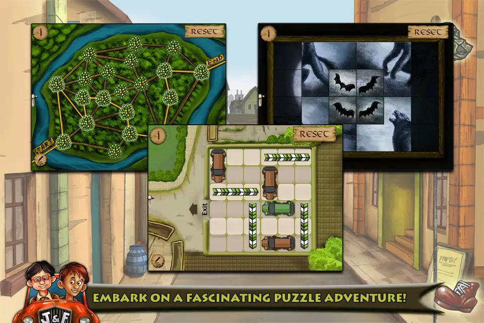 Captures d'écran de The Jim and Frank Mysteries