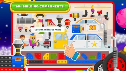 Car Builder Games: Police Car سکرین شاٹس