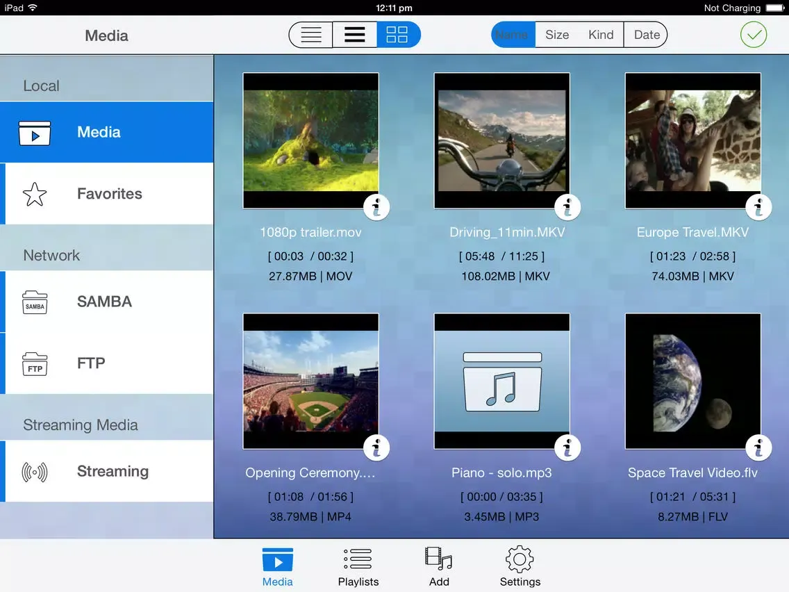 Media Player HD PRO - Play Mkv, Mov, Mpg, Wmv video iPad  स्क्रीनशॉट