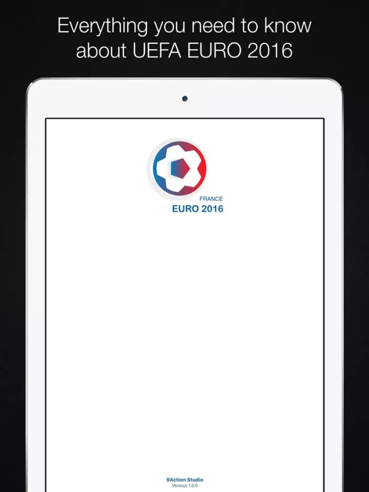 EURO 2016 - Scoreboard,Football schedule,Matches reminder iPad 應用截圖