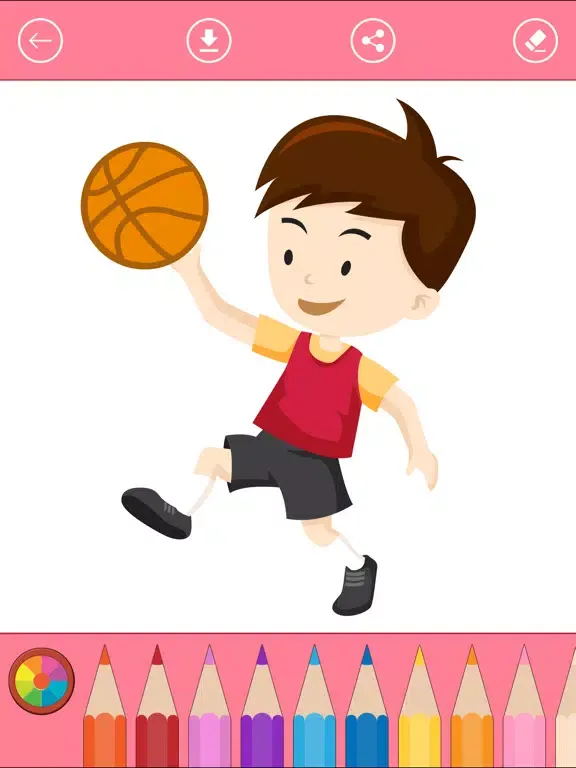 Coloring Book of Sport & Soccer for Kids iPad  Ekran Görüntüleri