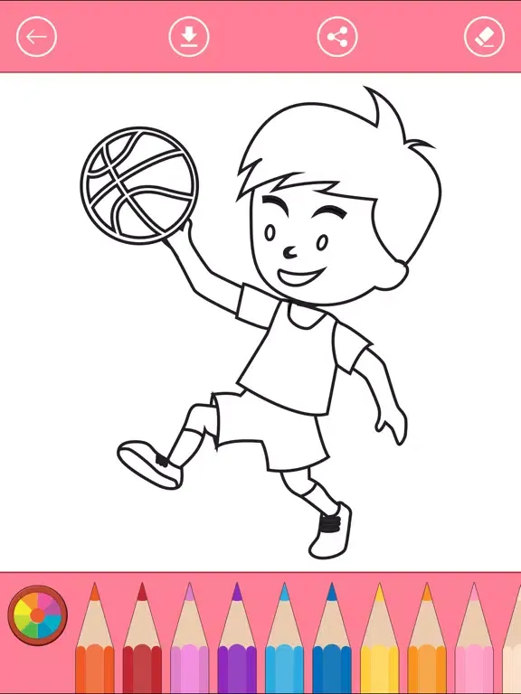 Coloring Book of Sport & Soccer for Kids iPad  Ekran Görüntüleri