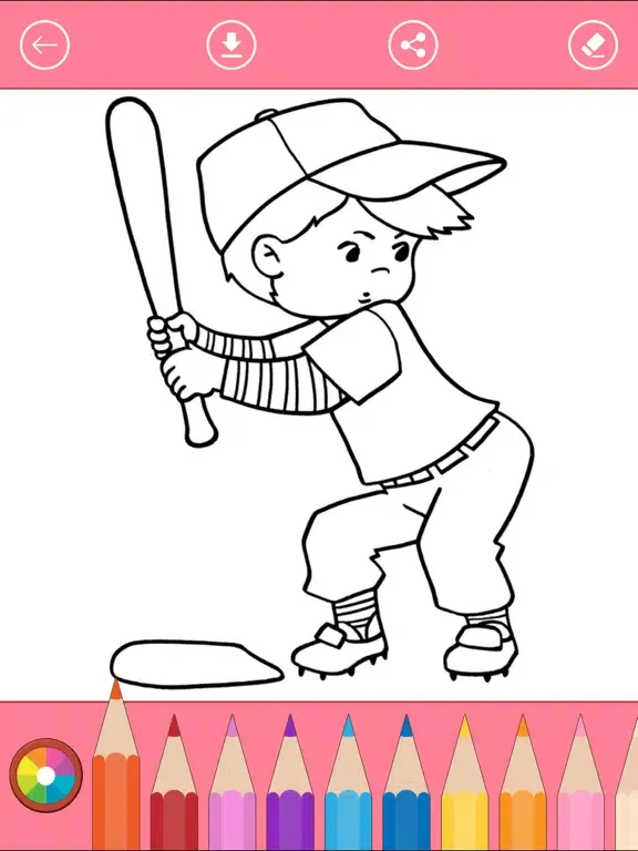 Coloring Book of Sport & Soccer for Kids iPad  Ekran Görüntüleri