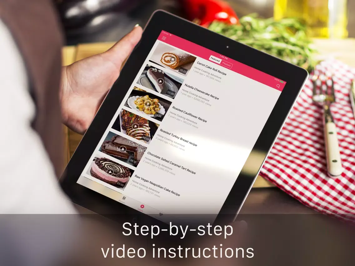 Скриншоты Easter recipes for healthy & cooking videos iPad 