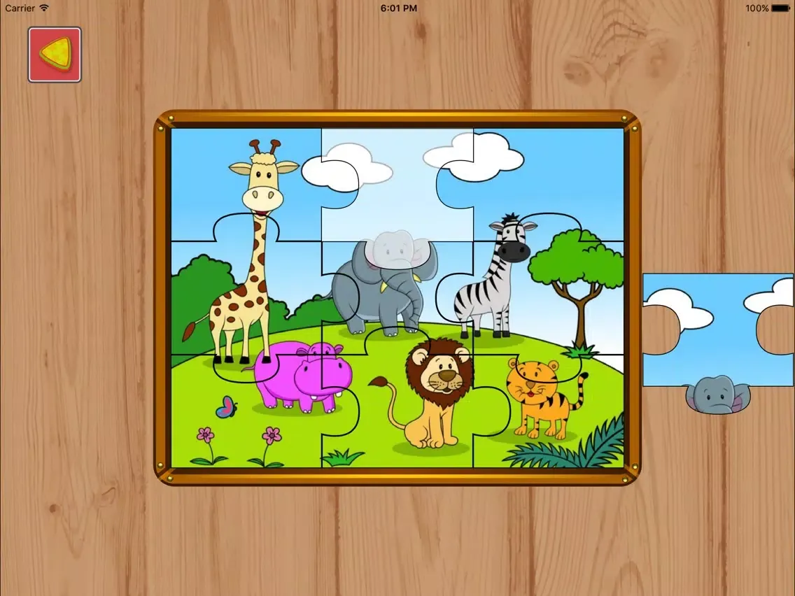 Captures d'écran de Kids Animals Jigsaw Puzzles iPad 
