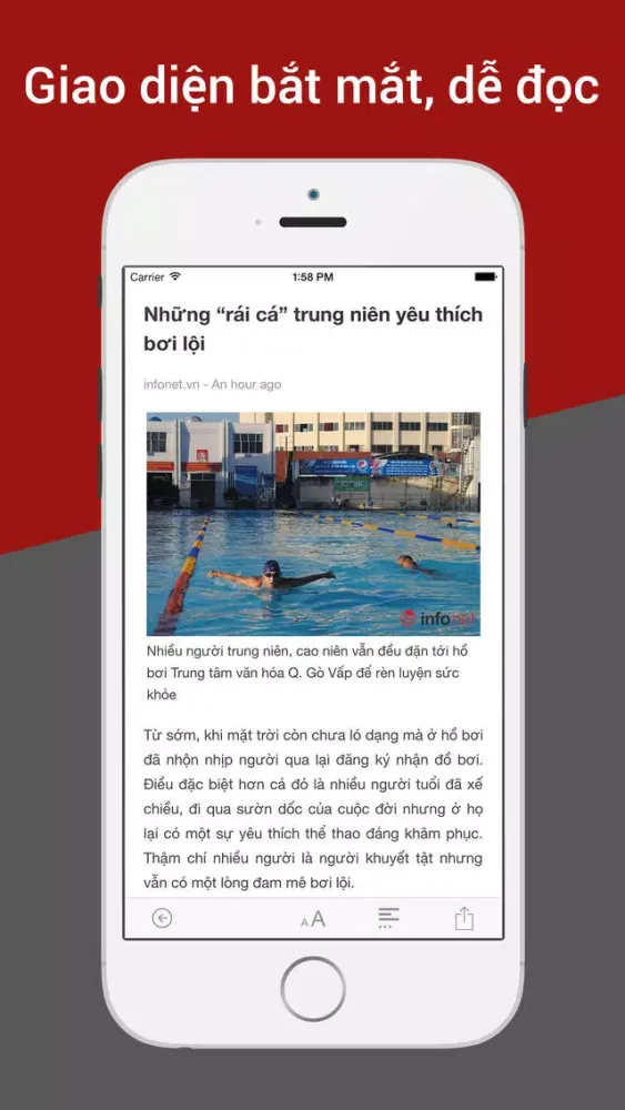 Captures d'écran de Báo mới nhất - Tin từ Infonet Infonet.vn