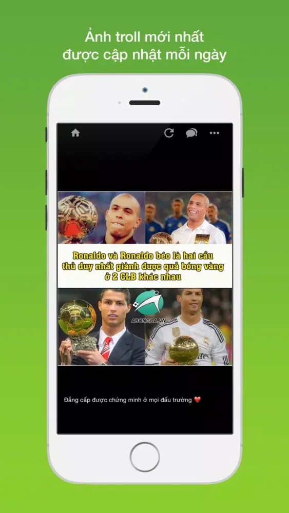 Troll bóng đá - Cập nhật ảnh troll, tin tức bóng đá mới nhất Screenshots