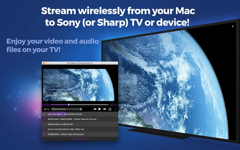 Captures d'écran de Air Stream for Sony & Sharp TV
