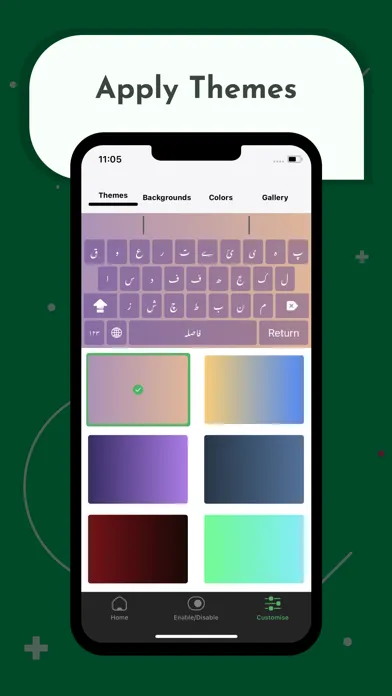 Ảnh chụp màn hình của Custom Urdu Keyboard