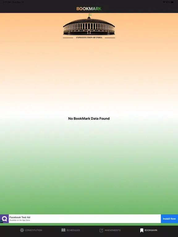 Constitution Of India-English iPad 應用截圖