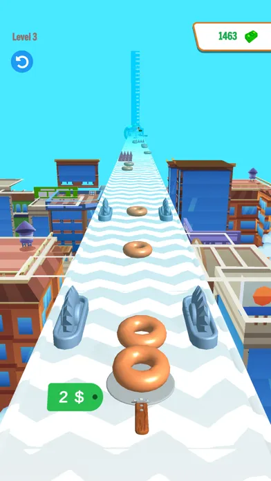Captures d'écran de Going Donut 3D - I Want Cake