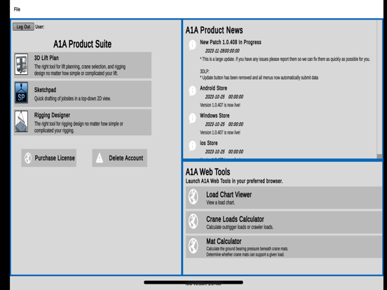 Скриншоты A1A Product Suite iPad 