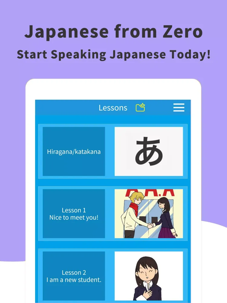 Learn Japanese-Hiragana, Kanji スクリーンショット