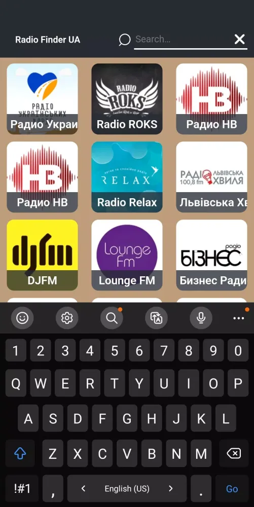 RadioFinderUA Screenshots