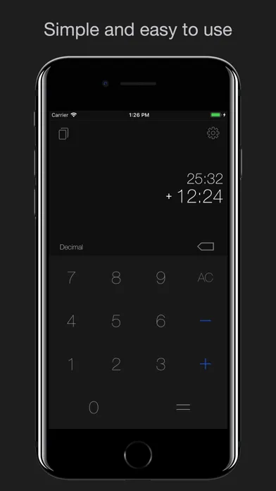 Time-Calculator Ekran Görüntüleri