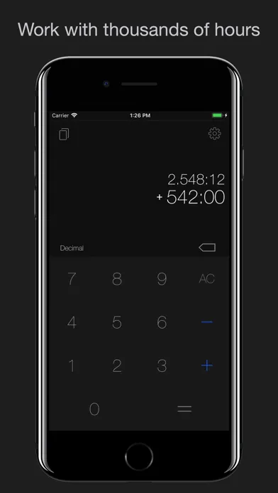 Time-Calculator Ekran Görüntüleri