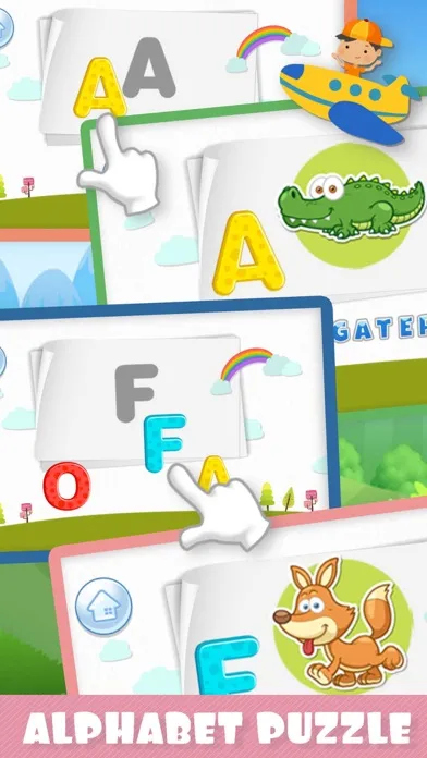 ABC Alphabet & Puzzle Learning Ekran Görüntüleri