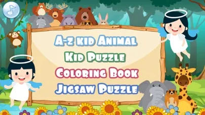 Tangkapan layar ABC Kid Edu: Jigsaw & Coloring