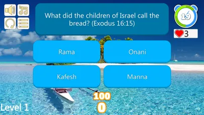 Tangkapan skrin Bible Trivia Quiz Questions