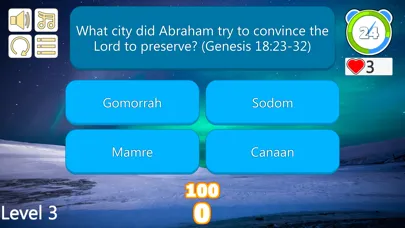 Tangkapan skrin Bible Trivia Quiz Questions
