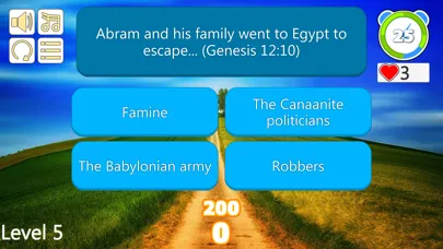 Tangkapan skrin Bible Trivia Quiz Questions
