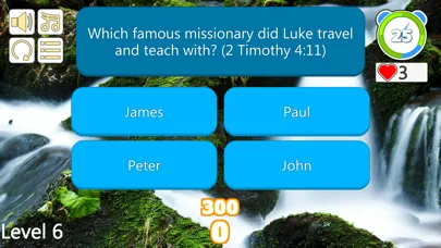 Tangkapan skrin Bible Trivia Quiz Questions